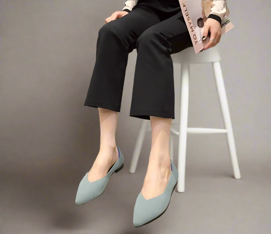 Pointed Wide Ballet Flats for Bunions