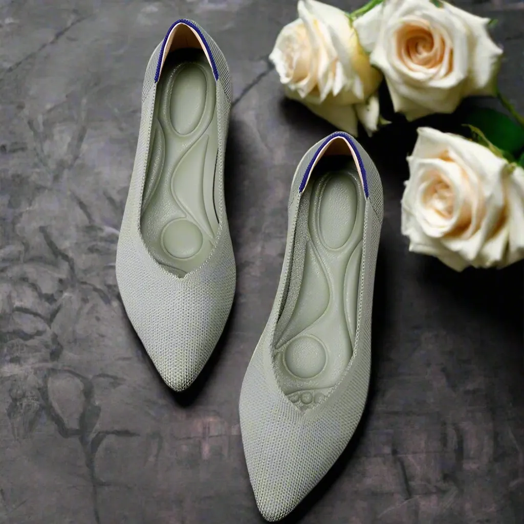 Pointed Wide Ballet Flats for Bunions