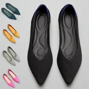 Pointed Wide Toe Box Ballet Flats for Bunions