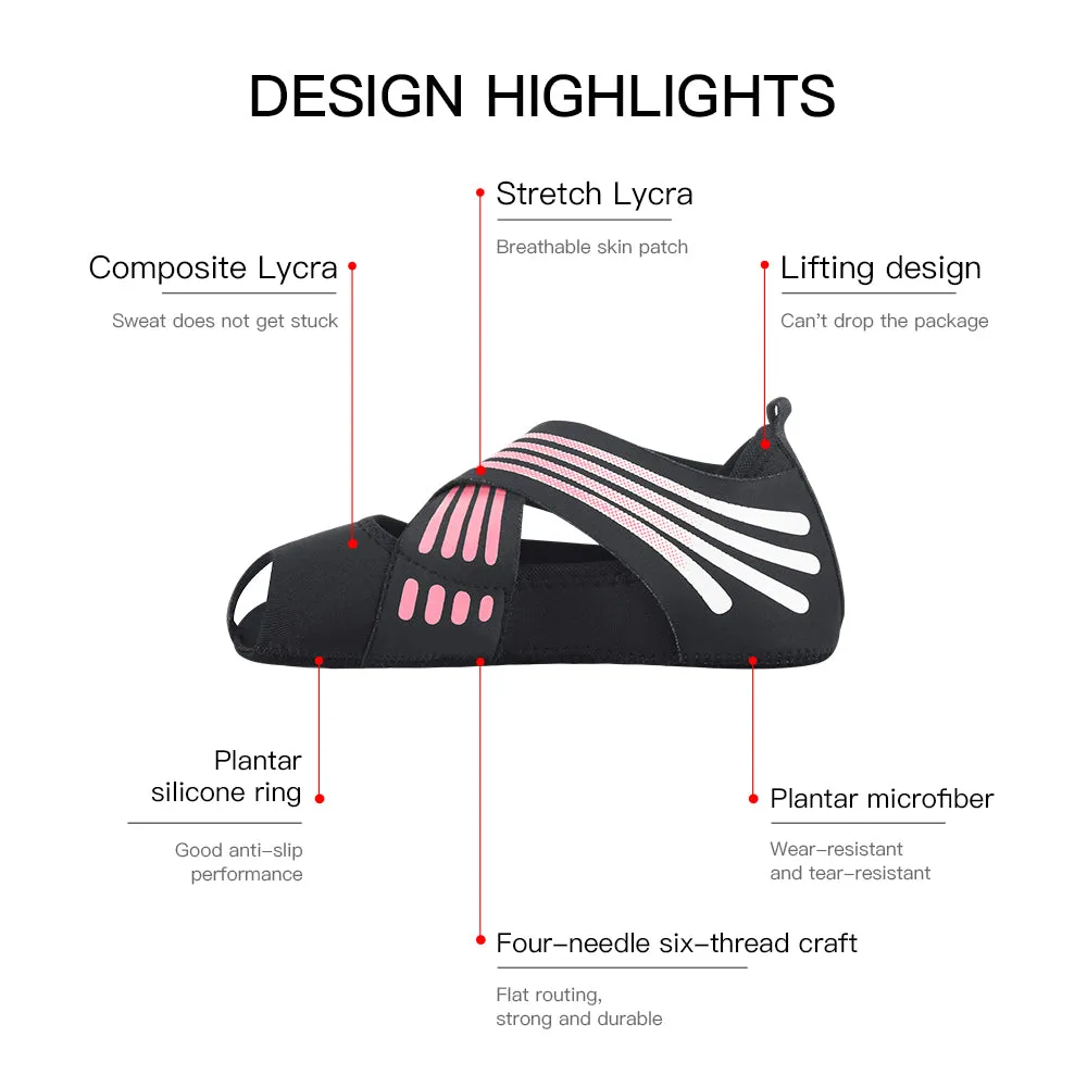 Professional Non-slip Gym Yoga Shoes Flat Soft Anti-slip Sole Ballet Fitness Dance Shoes Pilates Yoga Shoes Socks