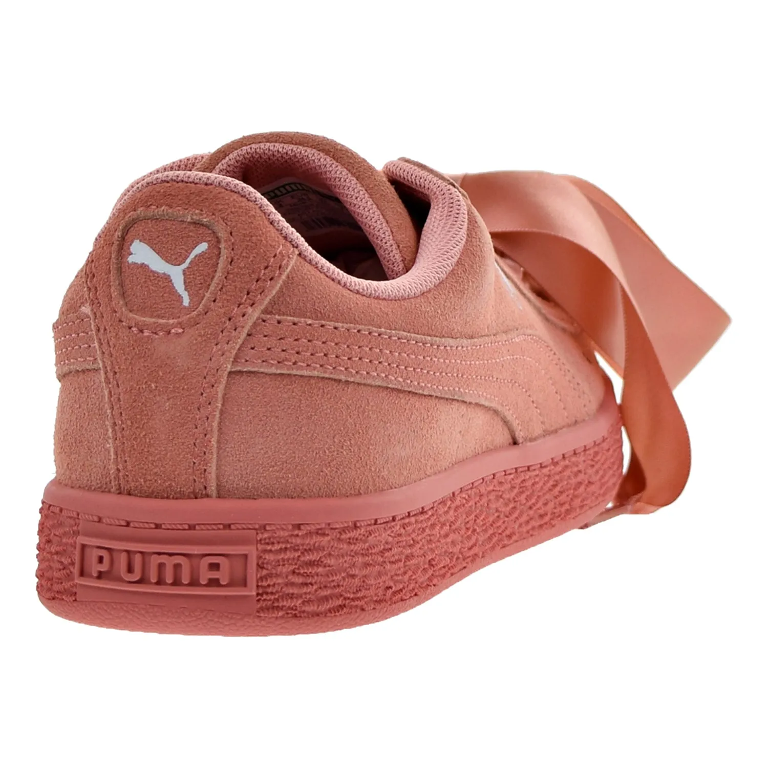 Puma Suede Heart Little Kid's Shoes Desert Flower/Puma White