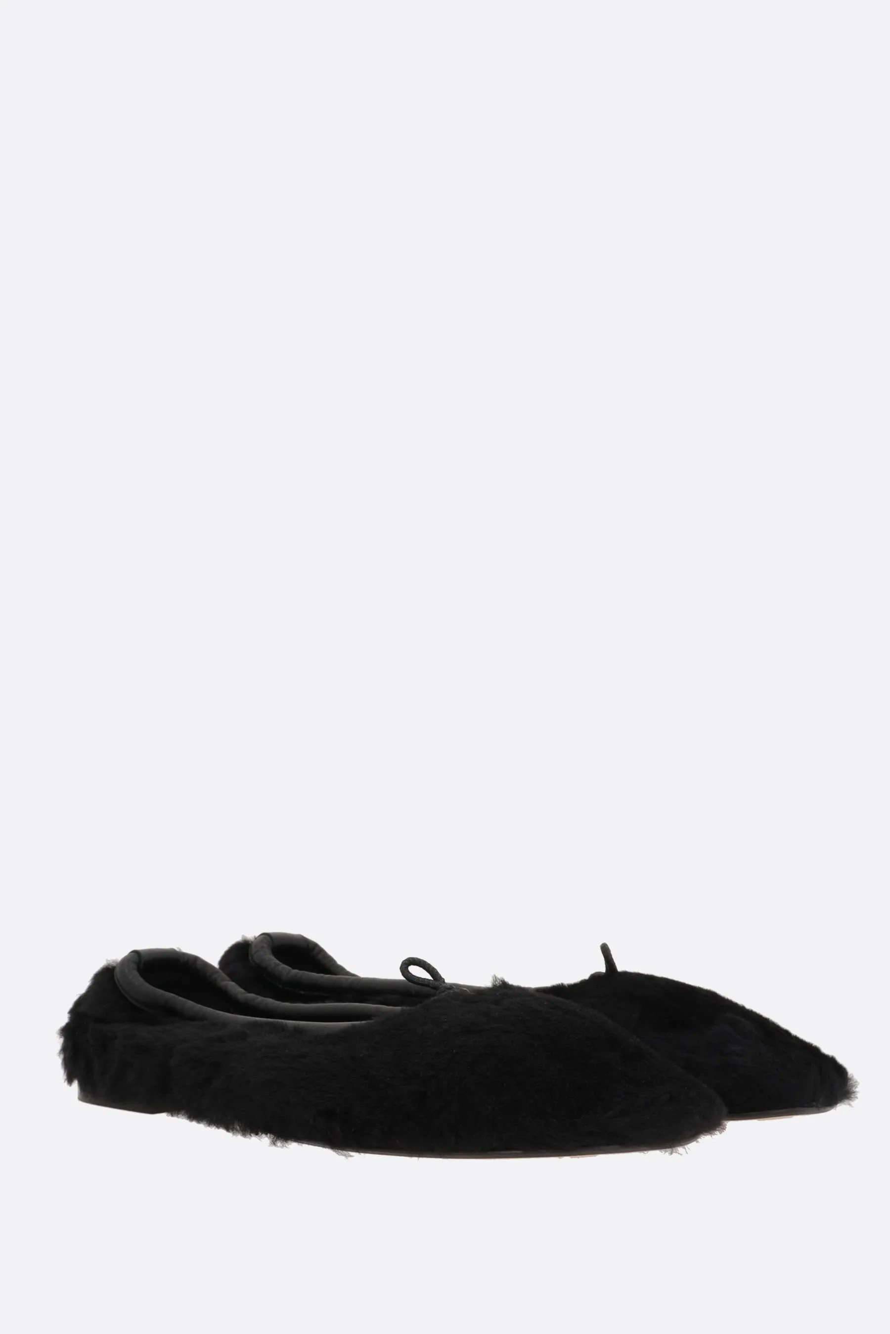 Puntera ballet flats in shearling