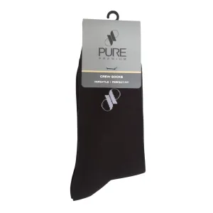 Pure Premium Basic Brown Socks