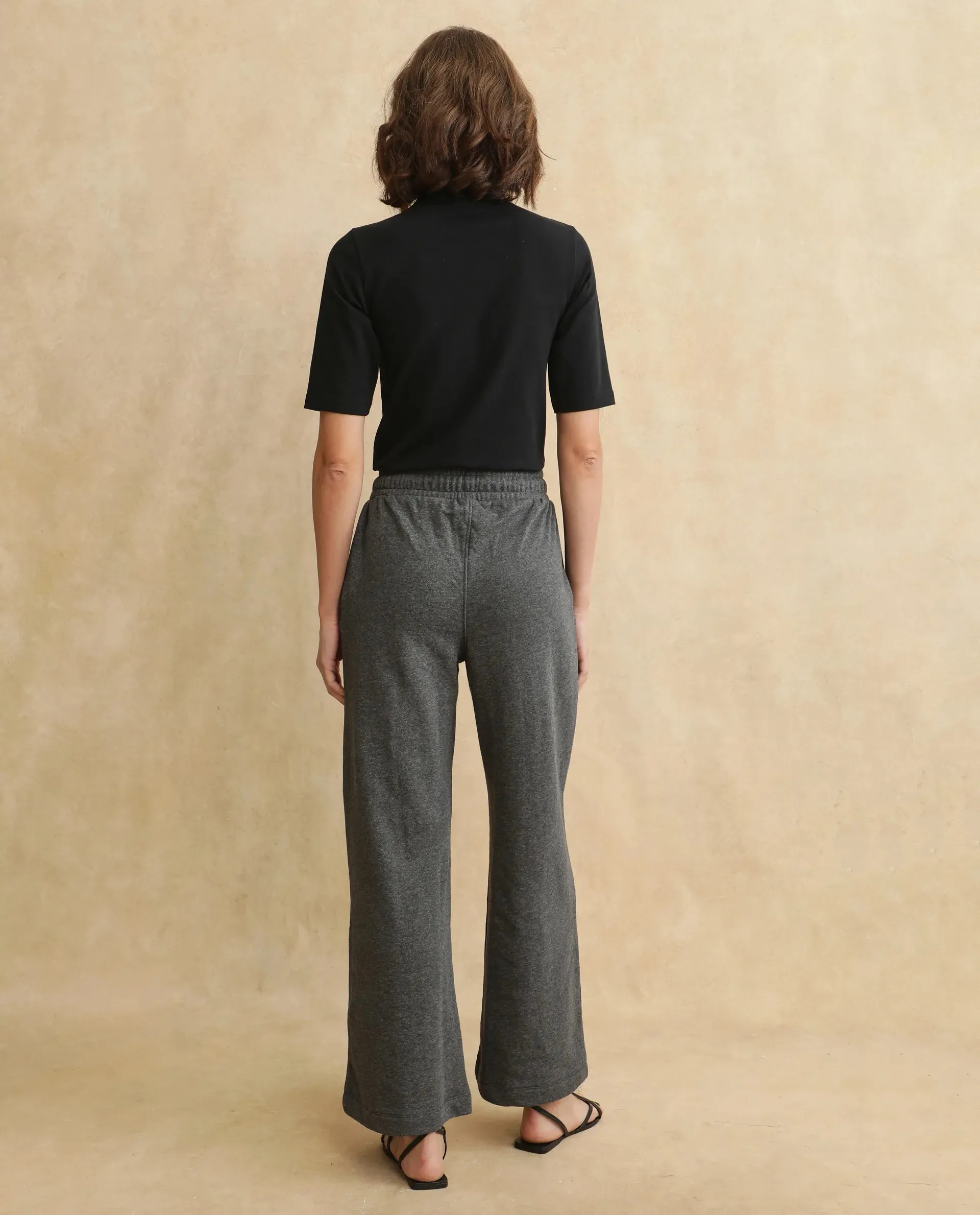 Rareism Women Inout Dark Grey  Track Pant