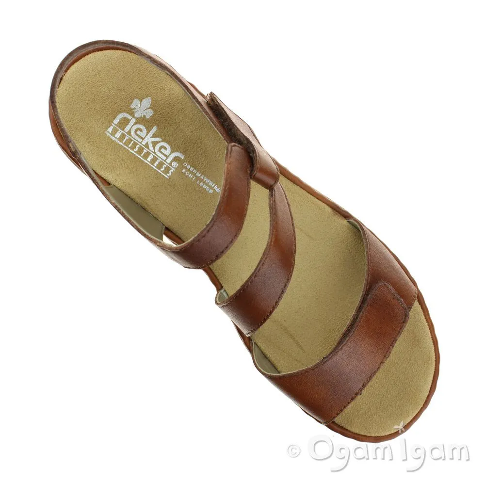 Rieker 659C724 Womens Reh Brown Sandal