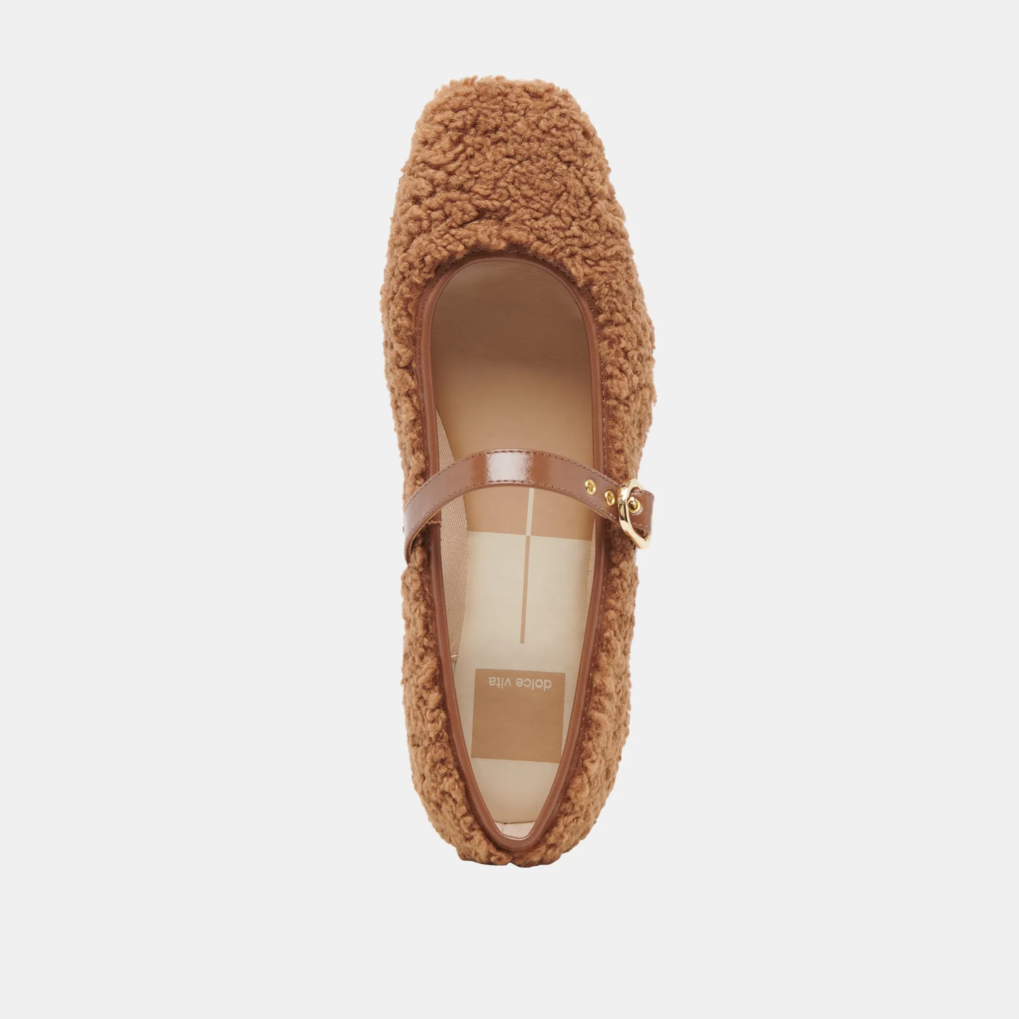 RODNI PLUSH BALLET FLATS PECAN PLUSH