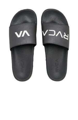 RVCA Sport Slide Black White