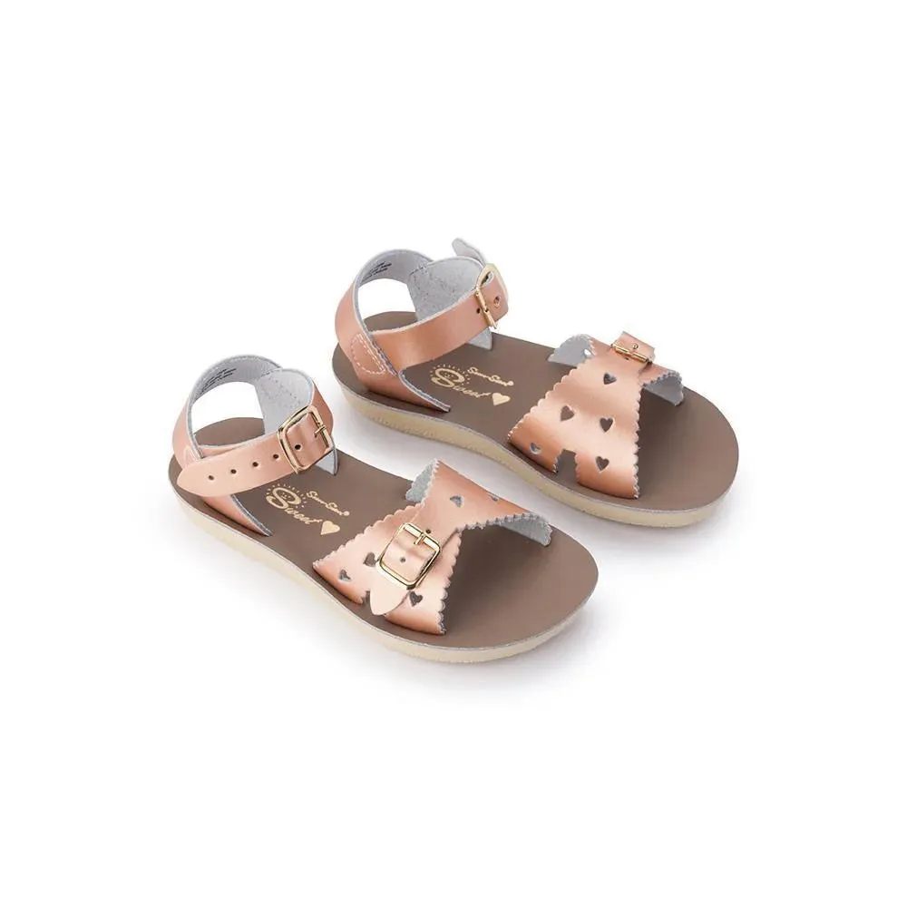 SALT WATER SUN-SAN SWEETHEART SANDALS - ROSE GOLD