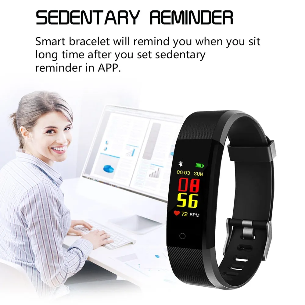 Smart Wristband fitness tracker Watch Health Heart Waterproof