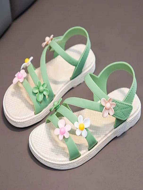 So Floral Summer Sandals By Liv and Mia