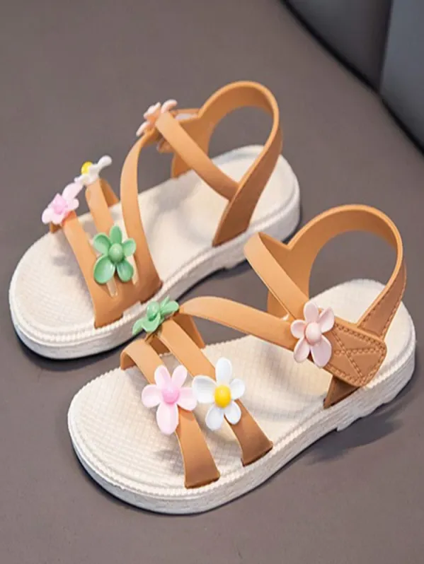 So Floral Summer Sandals By Liv and Mia