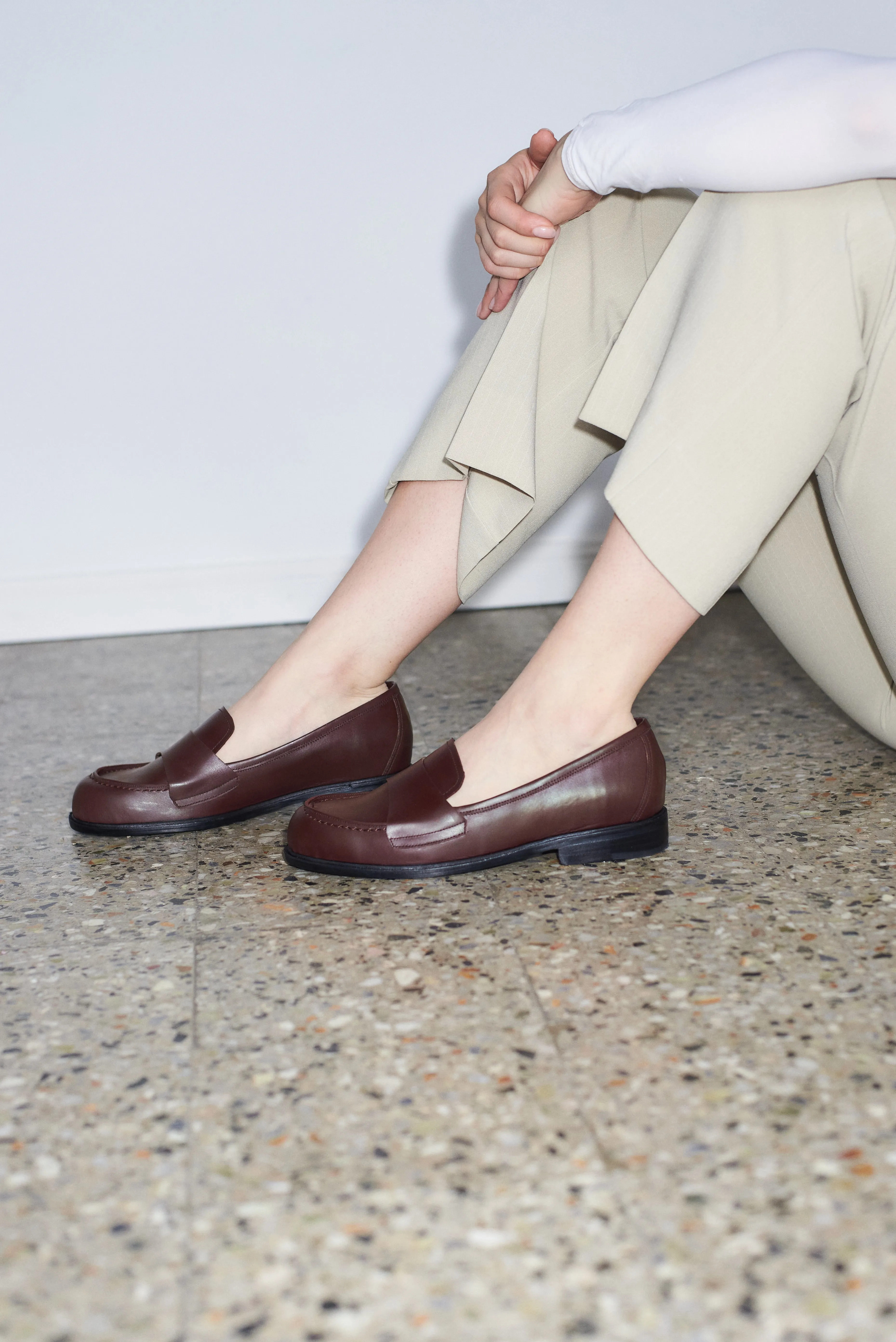 Sofia Loafer in Plum