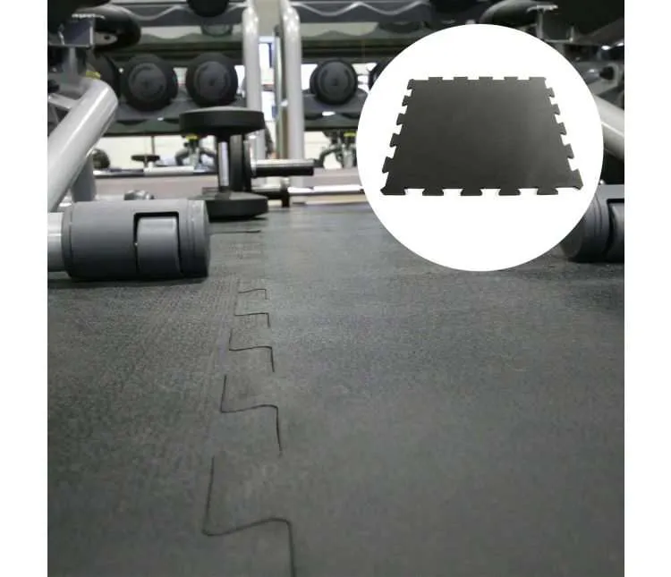 Sport Tile Rubber Gym Flooring