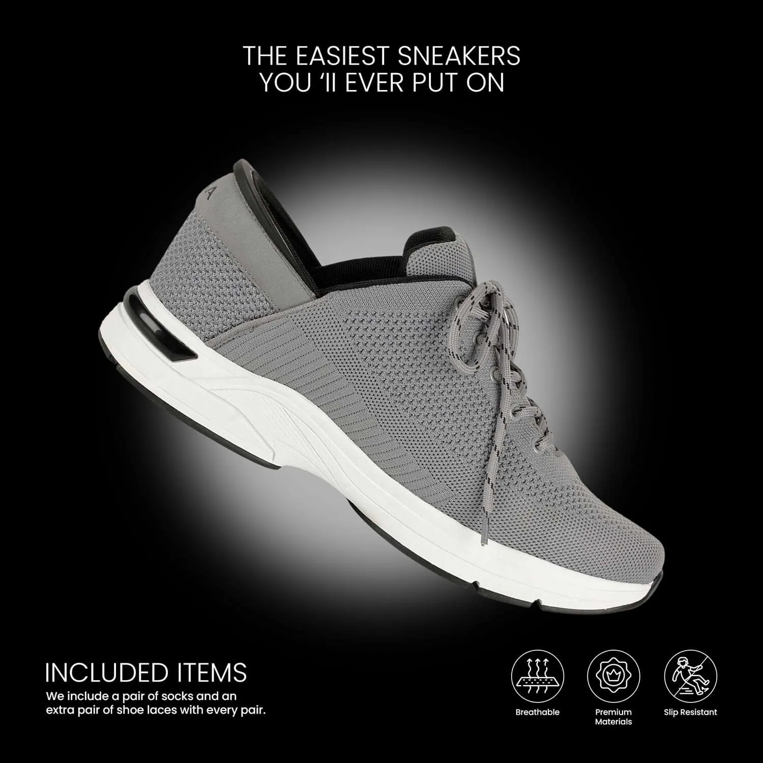 Stone Gray (Medium and Extra Wide 4E Available) (Sizes 7-16)