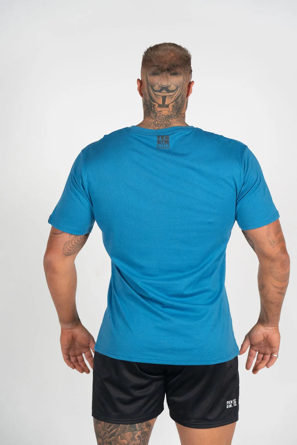 Stone | Men's Gym T-Shirt | Ocean Blue