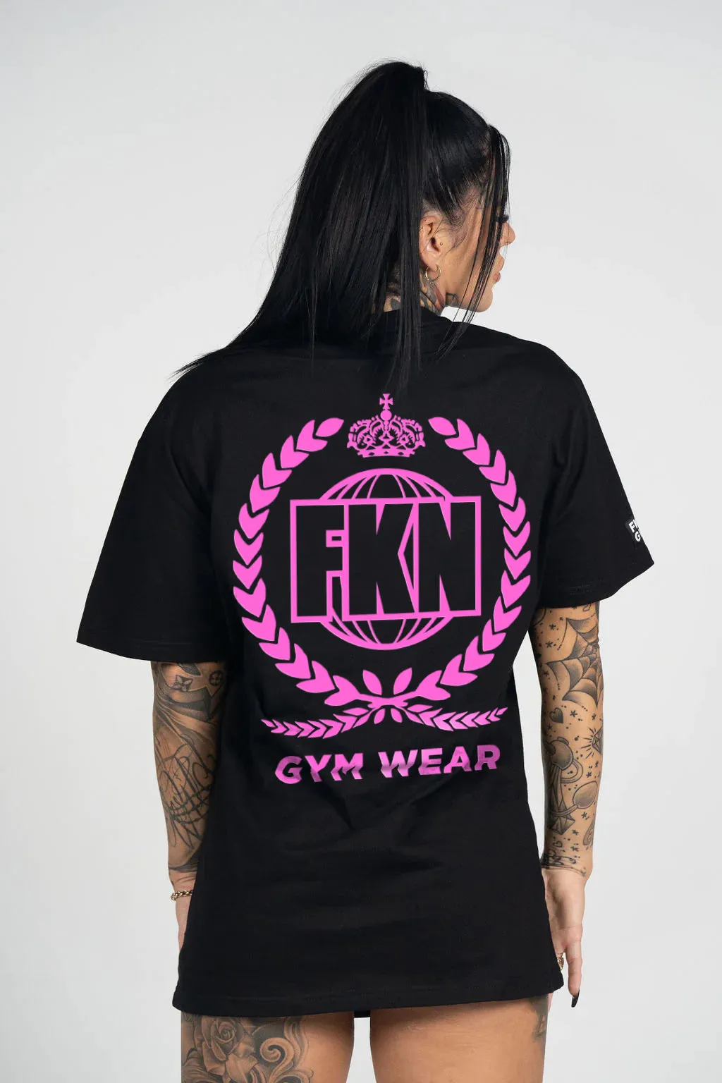 Strike | Women's Gym T-Shirt | Black / Pink