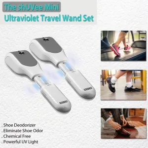 The shUVee Mini Ultraviolet Travel Wand Set