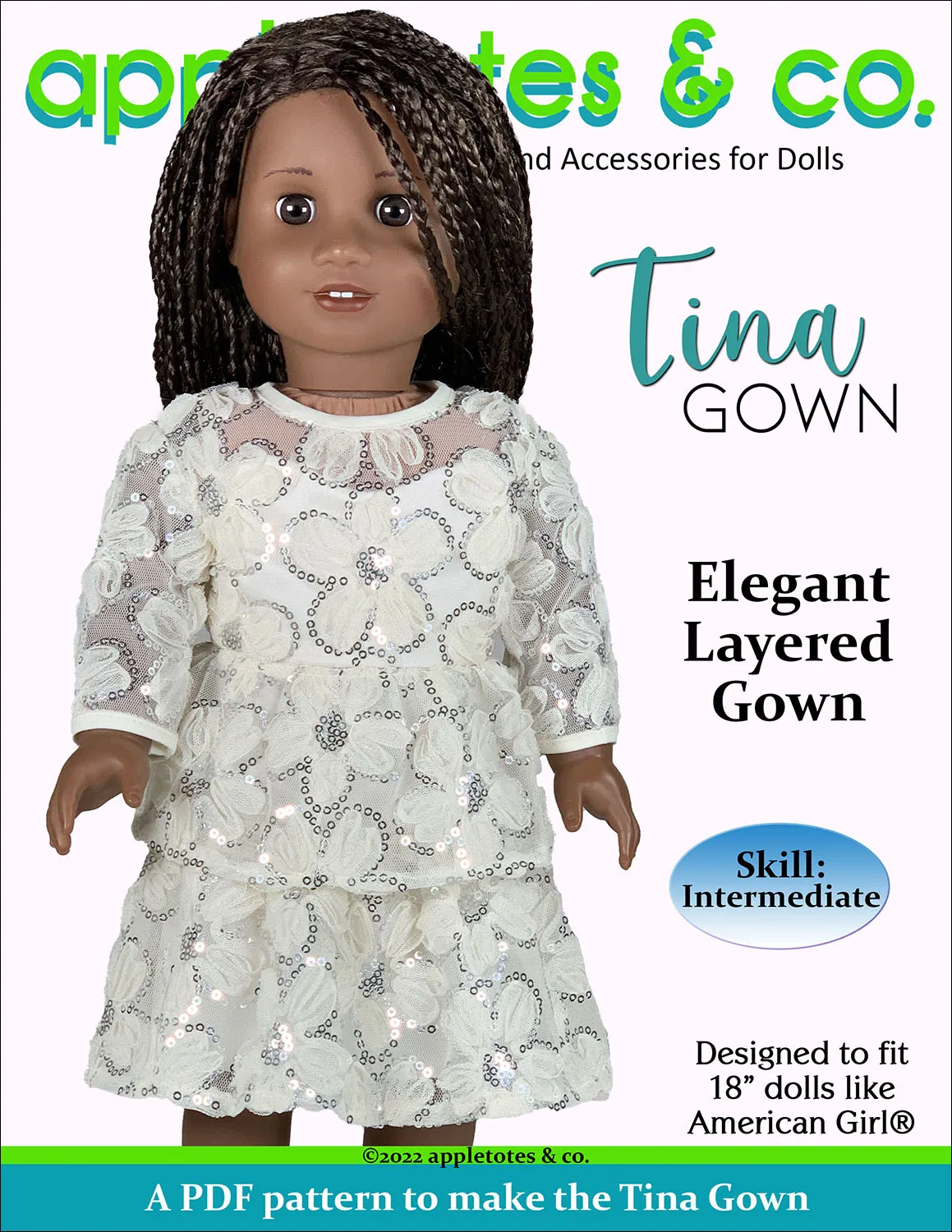 Tina Gown 18 Inch Doll Sewing Pattern