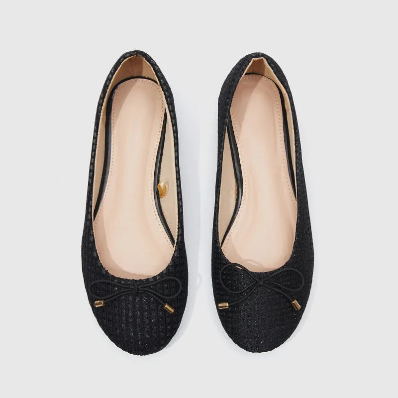 Toe Points Ballet Flats