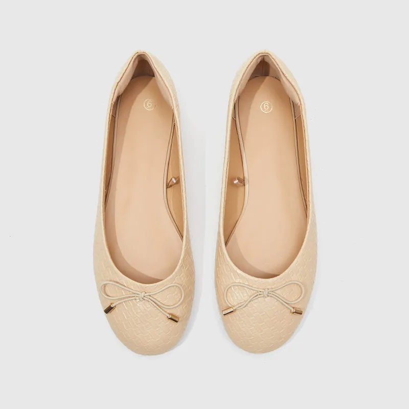 Toe Points Ballet Flats