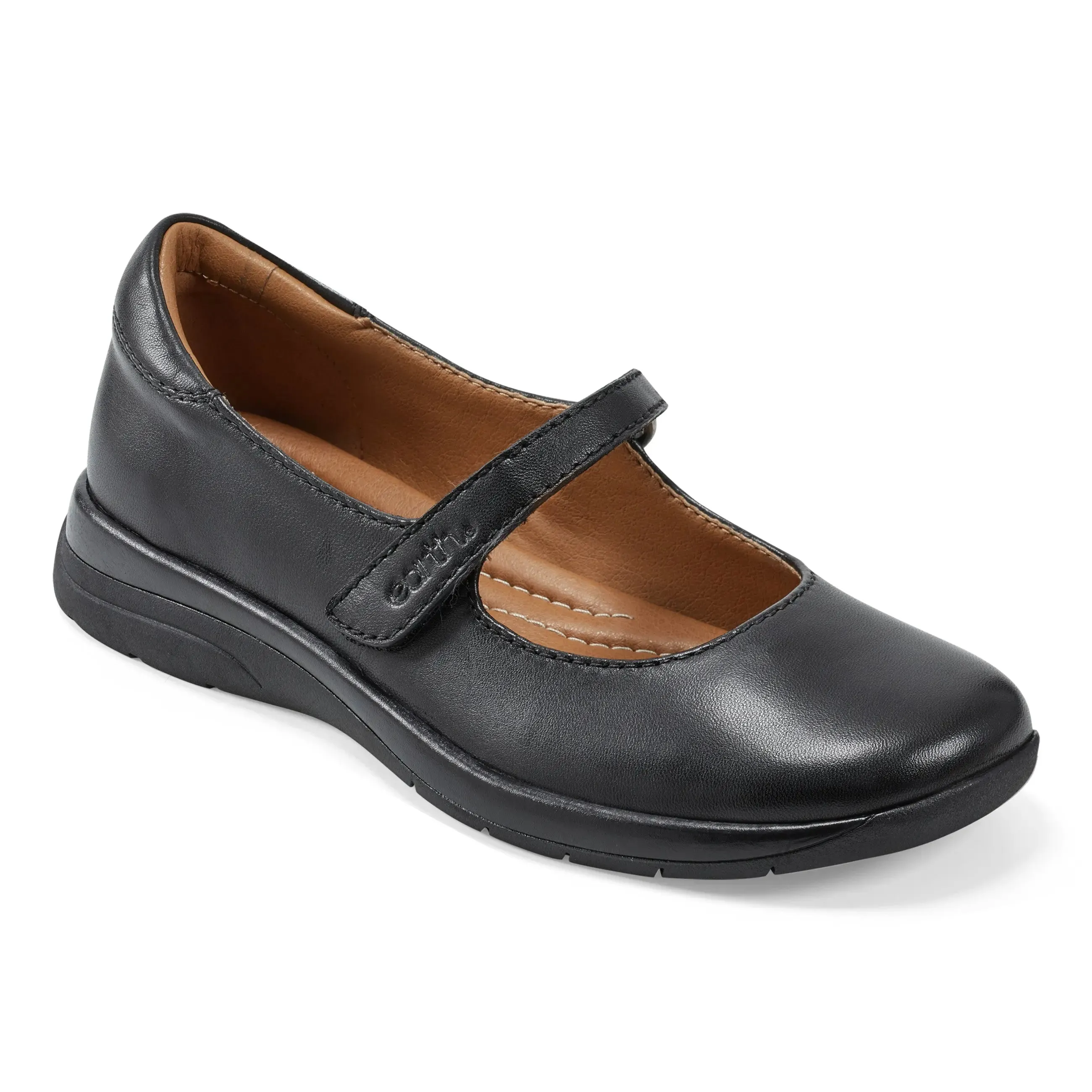 Tose Lug Sole Square Toe Casual Ballet Flats