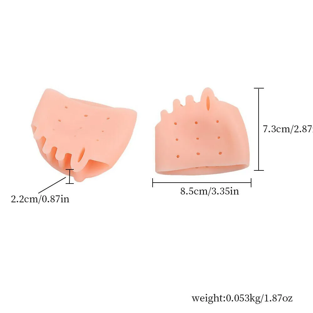 US 2-4Pairs Metatarsal Pad Gel Toe Orthotics Separator Cushion Bunion Forefoot