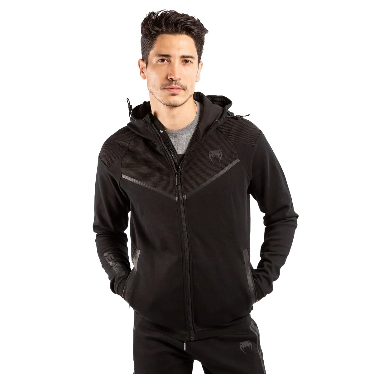 Venum Laser Evo 2.0 Zipped Hoodie Black/Black