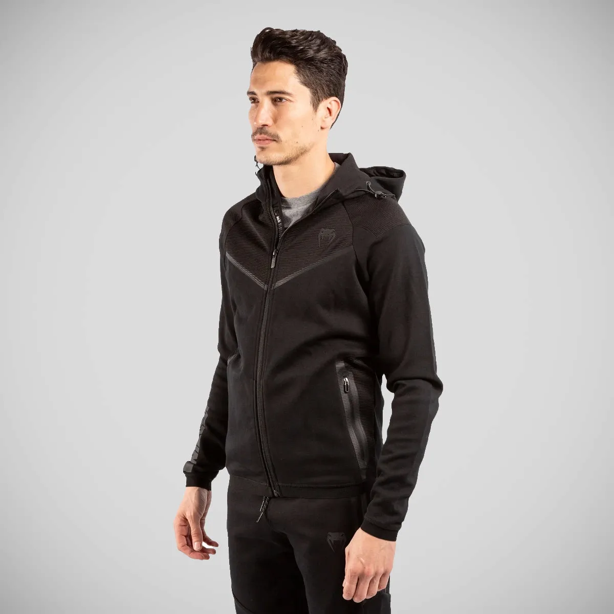 Venum Laser Evo 2.0 Zipped Hoodie Black/Black