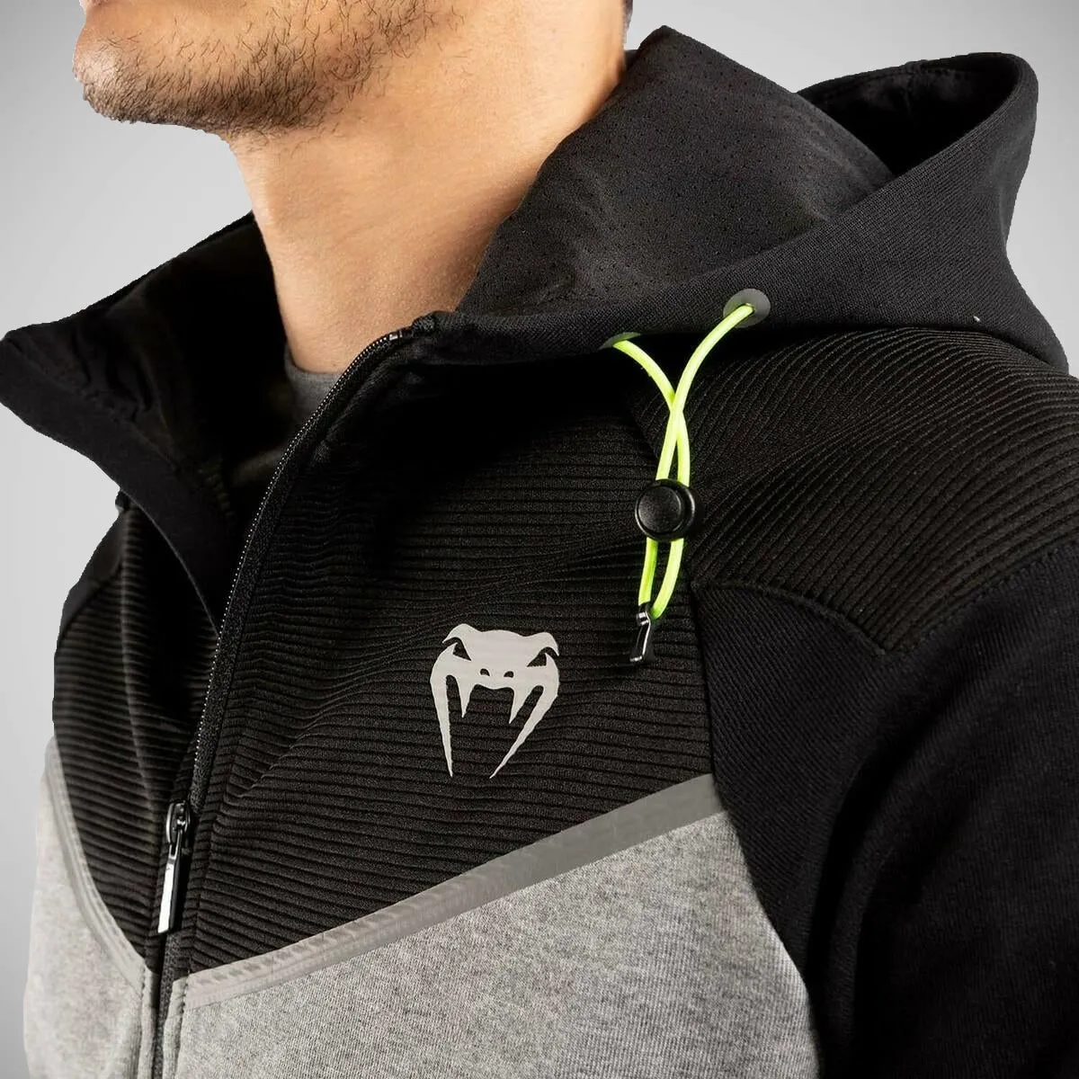 Venum Laser Evo 2.0 Zipped Hoodie Grey