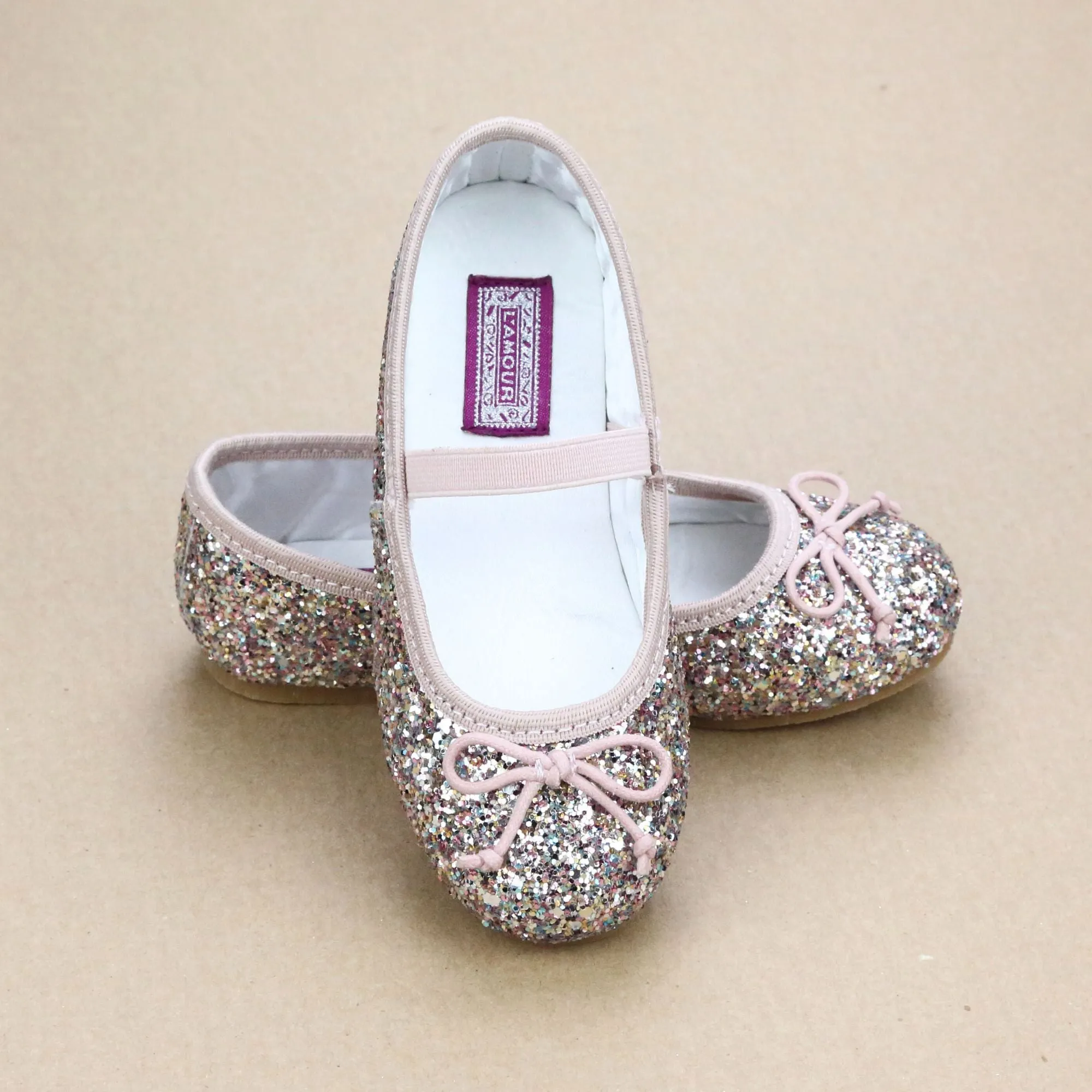 Victoria Girls Glitter Ballet Flats