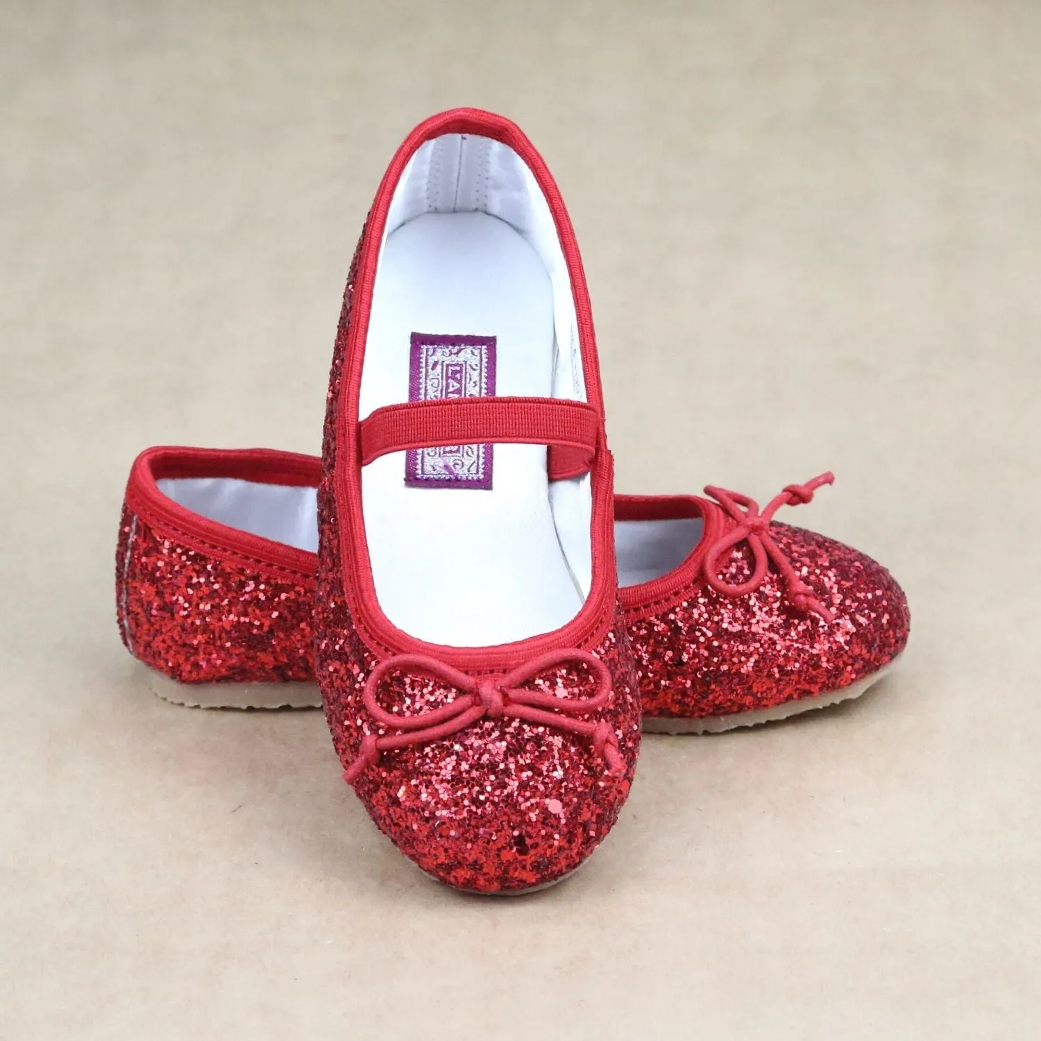 Victoria Girls Glitter Ballet Flats