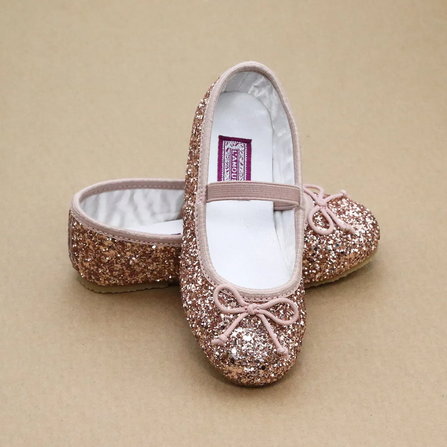 Victoria Girls Glitter Ballet Flats