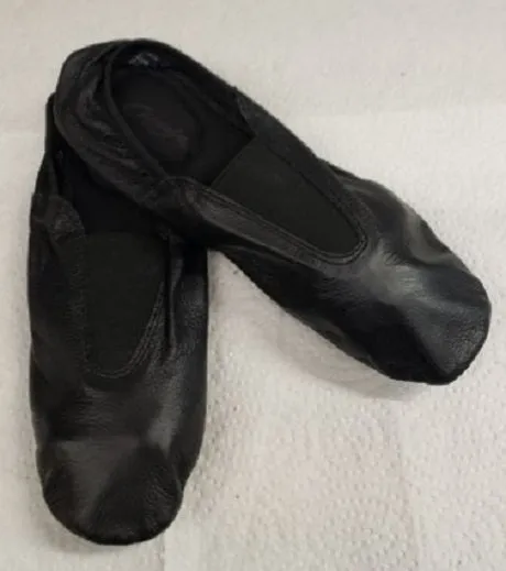 Victory -- Leather Gymnastics Shoes -- Black