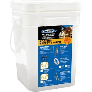 Werner 50ft. Basic Roofing Kit with Pass-Thru Buckle Harness