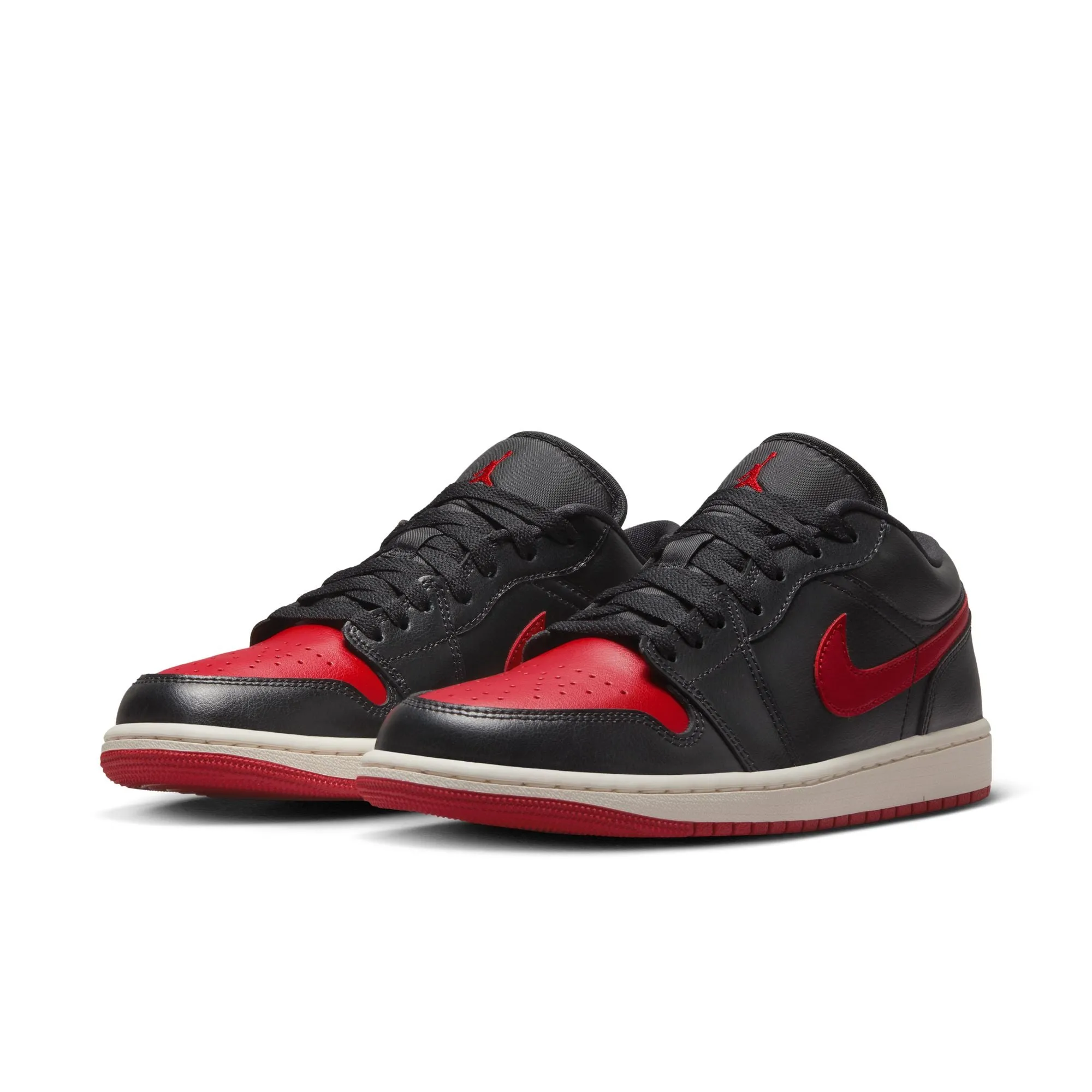 Women's Air Jordan 1 Low - BLACK/GYM RED-SAIL