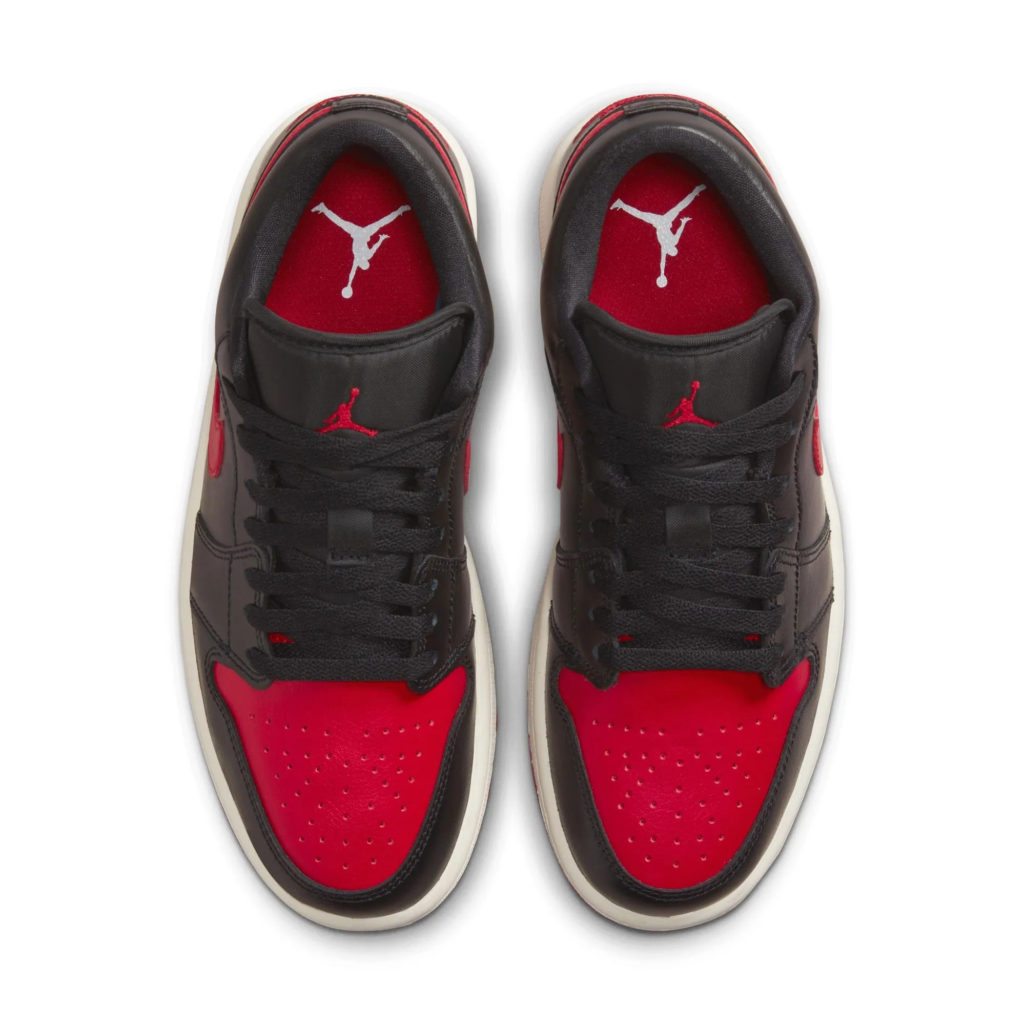 Women's Air Jordan 1 Low - BLACK/GYM RED-SAIL