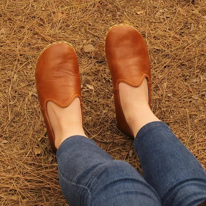 Women's Barefoot Grounding Shoes - Antique Brown