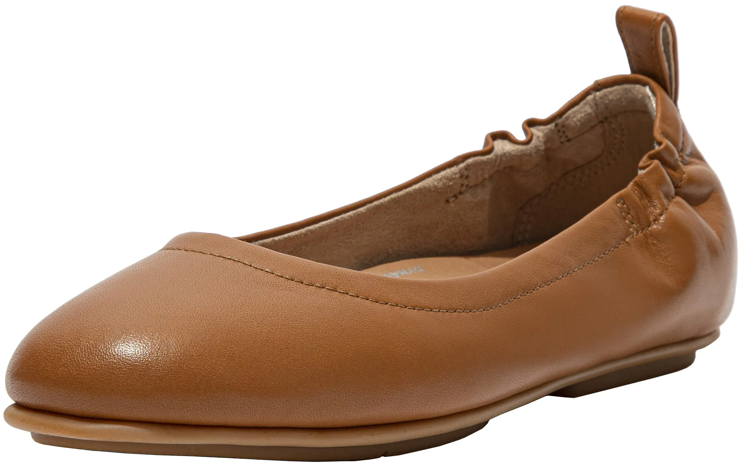 Women's Shoes Fitflop ALLEGRO Leather Ballet Flats Q74-592 LIGHT TAN