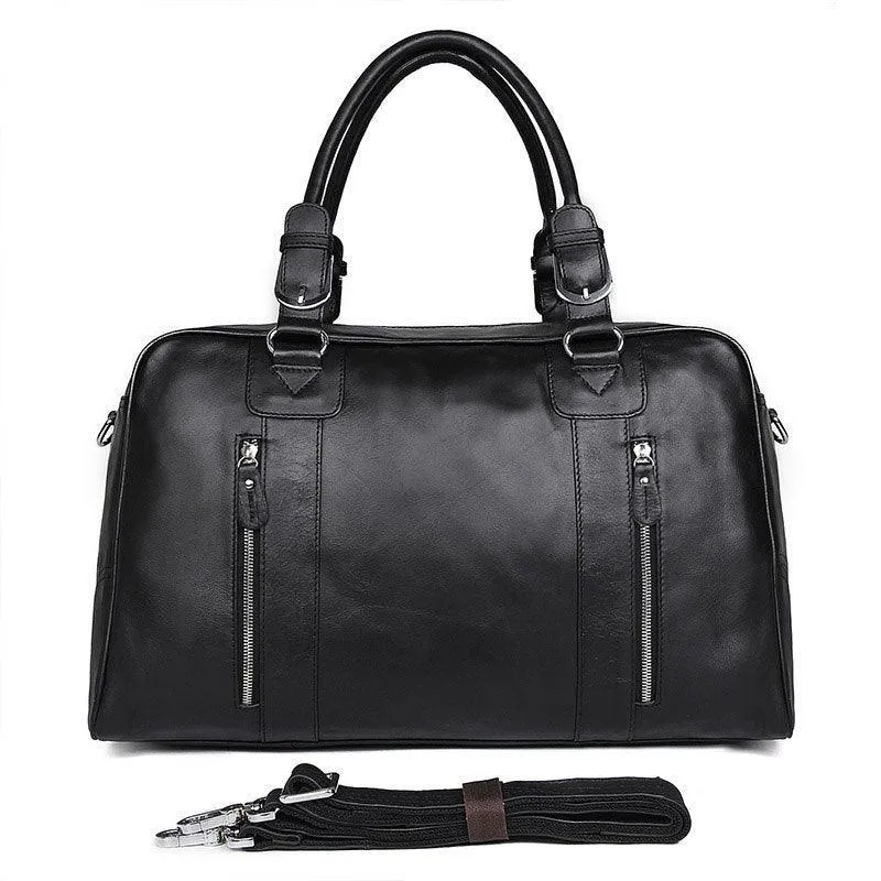 Woosir Black Duffle Bag Mens