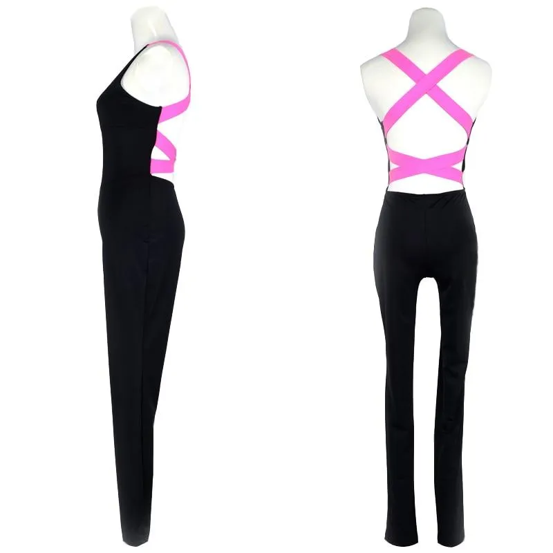 Yoga Set Sport Clothing Backless Sport Suit Workout Tracksuit For Women